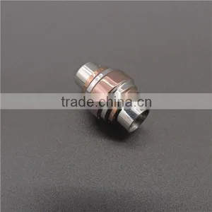Wholesale Rose Gold Plated Charm Beads With Stainless Steel Round Accessories for Bracelet thumbnail-2