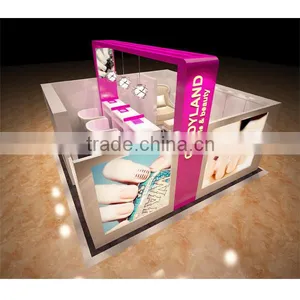 Customized Hot Sale Free Design Nail Bar Kiosk thumbnail-1