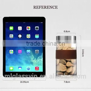 300ml Kitchen Poybean Food Storage Glass Jar QM420 thumbnail-1