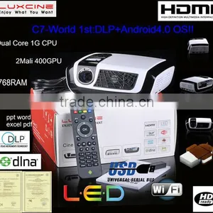 Hottes!!! World 1st 1080p Android 4.0 Airplay Dlna Projector, PS3.XBOX thumbnail-2