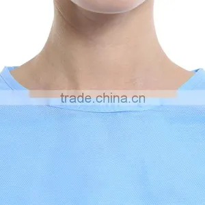 ECOMA Sterile Disposable Standard Surgical Gown, Blue thumbnail-2