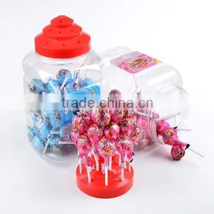 Big Round Whistle Plastic Sticks Decorative Fruit Flavour Lollipop Candy Brand thumbnail-1