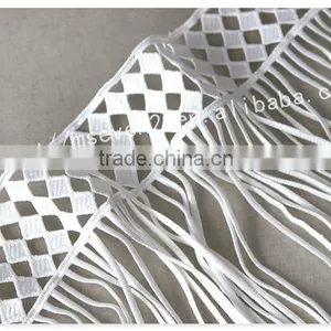 Newest Design 19cm Width Polyester Crochet Fringe Trim for Garment/bag thumbnail-5