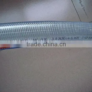 3/8'' All Size PVC Water Hose Clear Fiber Reinforced Plastic Hose thumbnail-3