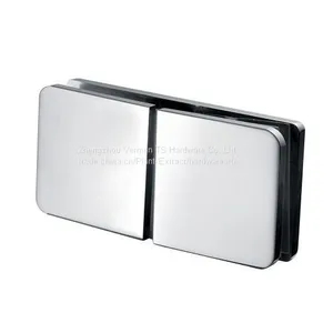 Fixed Panel Glass Shower Door Clamp Clip thumbnail-4