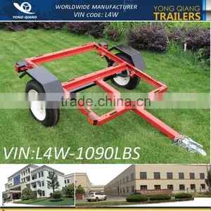 American Style 4'x4' Red Utility Trailer thumbnail-4