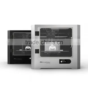 EcubMaker FANTASY Pro Dual Extruder Large Metal FDM 3D Printer Machine China for Sale 260x180x200mm Support Soluble Filament thumbnail-3