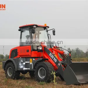 Qingdao Everun ER16 Moving Type Small Front End Loader With Electric Joystick/ Luxury Cabin thumbnail-6