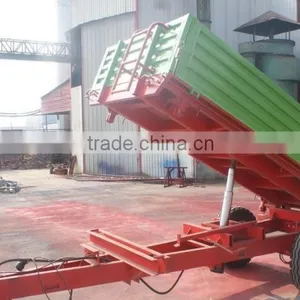 Hot Sale Euro Style Agtrilculture Tractor Use Hydraulic 2 Ton, Farm Tipping Trailer, Rear and Side Tipping With CE Certification thumbnail-6
