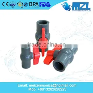 1/2" Inch Inch Hot Selling Cheapest Price PVC Ball Valve,pvc Pipe Fittings China Factory thumbnail-6