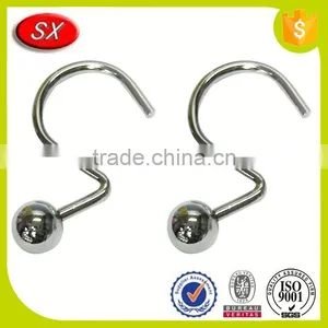 OEM/ODM Stainless Steel Hook Shower Curtain Hooks thumbnail-1