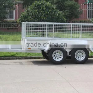 Hot Selling Weled Tandem Cage Trailer 10x6/12x6 thumbnail-1