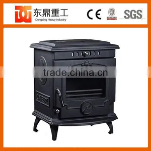 Indoor Freestanding Cast Iron Fireplace/wood Burning Stove With Warm Temperature DHF243BI thumbnail-3