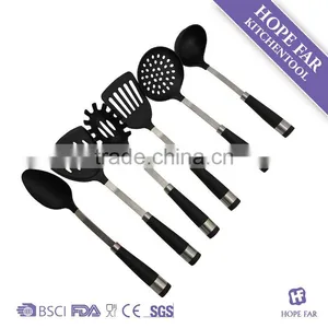 09034678 6pcs Premium Quality Nylon Kitchen Utensils Set With Rubber Hollow Handle thumbnail-1