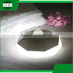 Plastic Decorative Diamond Shape Usb Rechargeable Sensor Led Study Reading Desk Table Night Light Lamp thumbnail-1