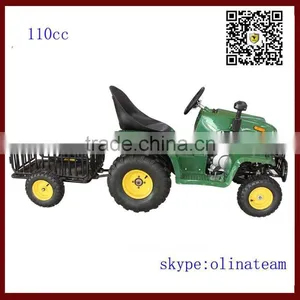 Hot Sale China Cheapest 4 Wheel 110cc Mini Farm Tractor Price thumbnail-1