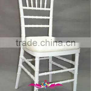 Wholesale White Wedding Resin Chiavari Chair thumbnail-1