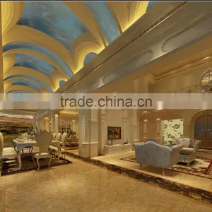 Detail Architeture Design For Villa Foyer and Reception Hall With Furnishing thumbnail-4