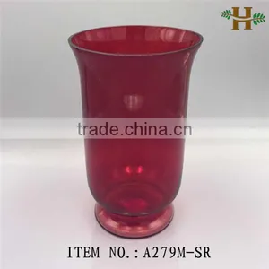 Stained Handblown Glass Flower Vase for Decoration thumbnail-5