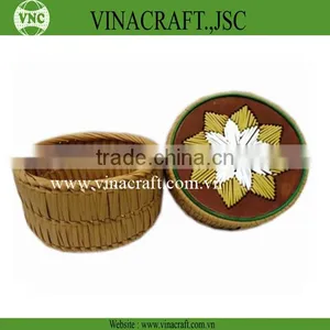 Nice Small Rattan Plastic Basket With Lid for Gift Packing thumbnail-1