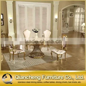 Most Popular Modern Hotel Furniture Round Rotating Top Dining Table thumbnail-2