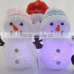 New LED Lighted Christmas Decoration EVA Snowman Toy thumbnail-1