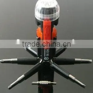 Multi 8 in 1 Screwdriver Set With LED Light thumbnail-1