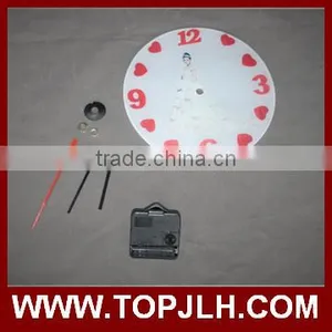 Heat Transfer Printing Glass Wall Clock Round Glass Clock thumbnail-6