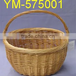 Individual Willow Basket With Removable Handle thumbnail-1