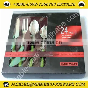 Promotion 24pcs Stainless Steel Cultery Set thumbnail-1
