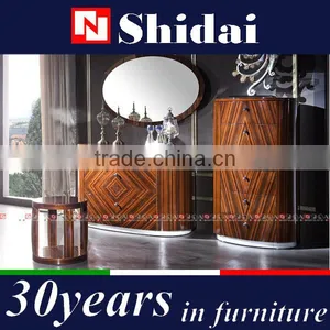 Wood Double Bed Designs With Box, Royal Luxury Bed Room Furniture thumbnail-3