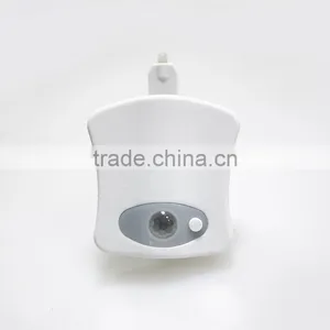 Indoor Night Lighting Bathroom Toilet LED Motion Sensor Colorful Lightbowl thumbnail-2