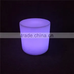 Fancy Hot Sale RGB Lighted Up LED Funny Round Bar Stool for Tables for Decoration for Sale thumbnail-5