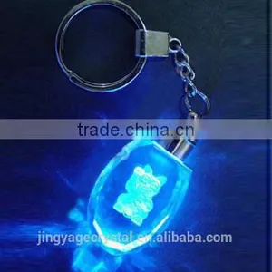 2016 Innovative Pink Crystal LED Keychain thumbnail-1
