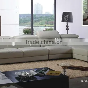 Bisini Modern Fashional Leather Hotel Corner Sofa Set (BG90482) thumbnail-1