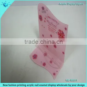 New Fashion Printing Acrylic Nail Enamel Display Wholesale by Your Design,acrylic Display Holder thumbnail-1