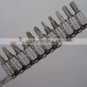 12PCS 1/4" Dr Bit Socket Set thumbnail-1