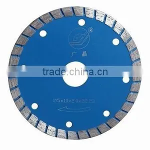 China Manufacturer Guangjing Turbo Diamond Blade Disc for Wet Cutting Granite thumbnail-1