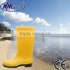 NMsafety Safety Shoes Boots Yellow Color thumbnail-1
