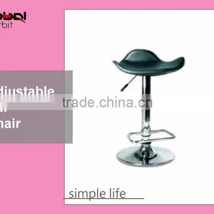 Club Furniture Chrome Base Bar Stool With Pedal Swivel Bar Chair thumbnail-1
