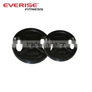 Olimpic Plate With 2 Holes / Deluxe Urethane Olimpic Plates / 20kg / 5kg Olimpic Plates thumbnail-1