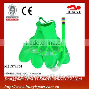 China Swimming Diving Mask, Snorkel & Fins Combo Set, Kids for 5-16 Years Old thumbnail-1
