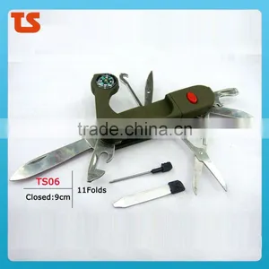 "STOCK" 2014 Mini Stainless Steel Multi Function Pocket Kinife Tools (TS06). thumbnail-1