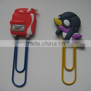 Customized PVC 3d Cartoon Paper Clip thumbnail-1