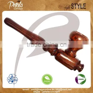 Best Selling Shisham Wood Smoking Pipe in Different Shape thumbnail-1