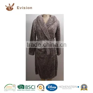 2016 NEW Microfiber Coral Fleece Bathrobe With Cartoon Hood thumbnail-1
