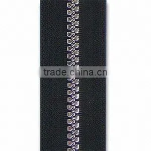 5# Plastic Zipper Silver Teeth Long Chain Zipper thumbnail-1