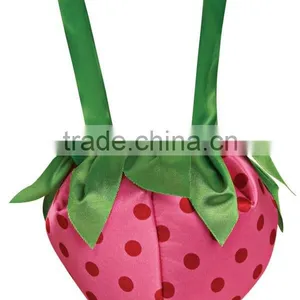 FABRIC STRAWBERRY SHORTCAKE TRICK OR TREAT PAIL (FABRIC) thumbnail-1