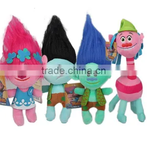 Top Selling Cute DreamWorks Magic Hair Elf Doll Magical Trolls Bobbi Plush Toy thumbnail-1