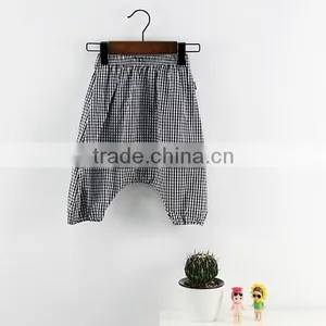 Wholesale Harem Pants Gingham Cotton Fabric Children Clothes Online Shop China thumbnail-2